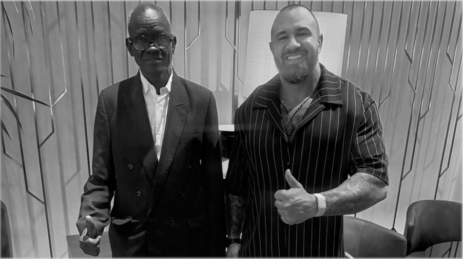 Alex Bodi with Ambassador Gum Dominic Matiok